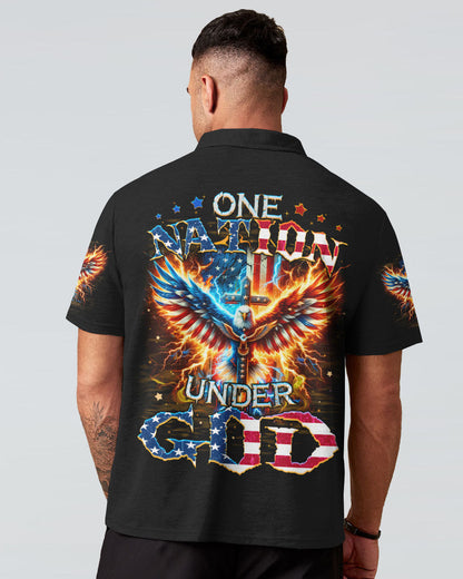 One Nation Under God Men's All Over Print Shirt - Tyqy1106245, easychoo.com