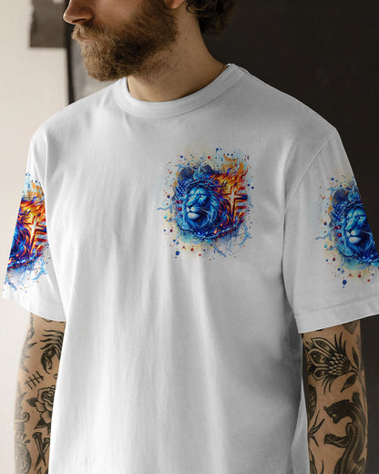 Jesus Dropped The Charges Lion Men's All Over Print Shirt - Yhhn2805244, easychoo.com