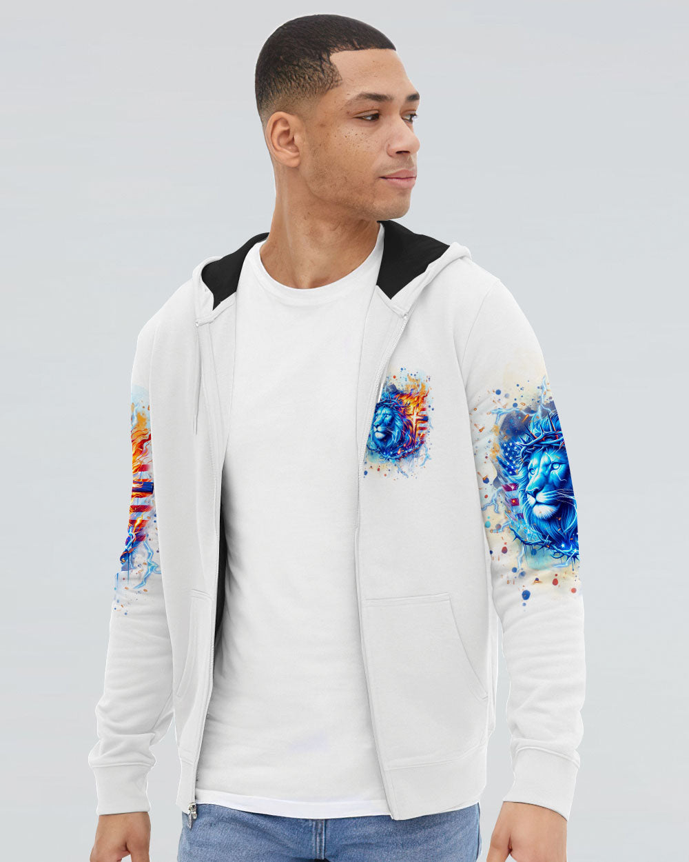 Jesus Dropped The Charges Lion Men's All Over Print Shirt - Yhhn2805244, easychoo.com