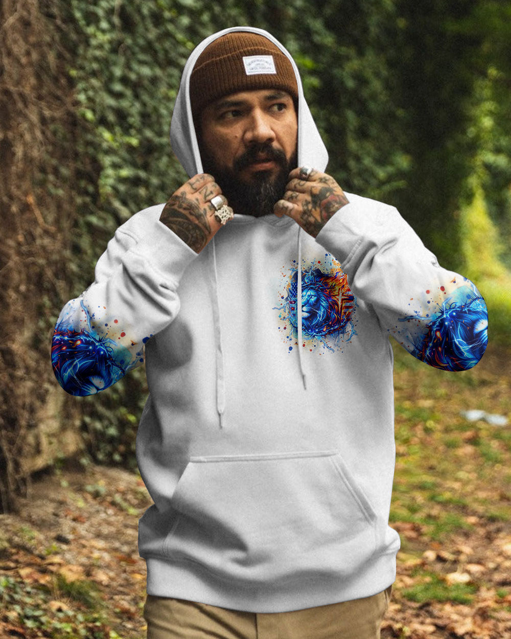 Jesus Dropped The Charges Lion Men's All Over Print Shirt - Yhhn2805244, easychoo.com