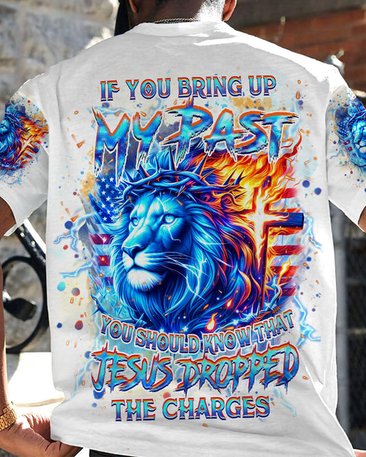 Jesus Dropped The Charges Lion Men's All Over Print Shirt - Yhhn2805244, easychoo.com