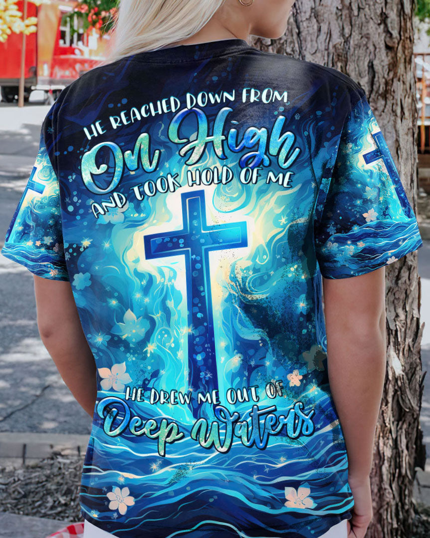 He Drew Me Out Of Deep Waters Women's All Over Print Shirt - Tltr0709233, easychoo.com