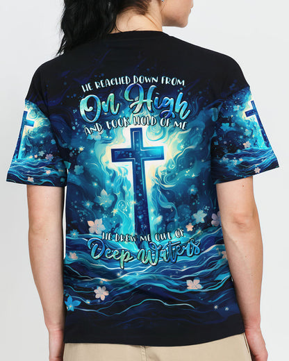 He Drew Me Out Of Deep Waters Women's All Over Print Shirt - Tltr0709233, easychoo.com