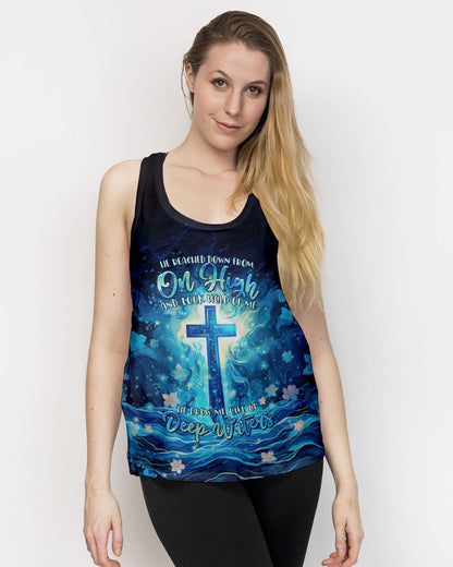 He Drew Me Out Of Deep Waters Women's All Over Print Shirt - Tltr0709233, easychoo.com