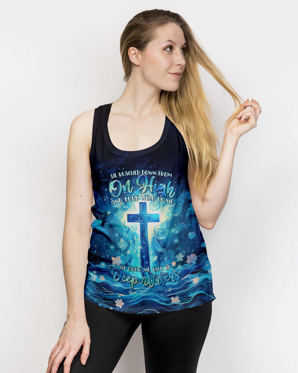 He Drew Me Out Of Deep Waters Women's All Over Print Shirt - Tltr0709233, easychoo.com