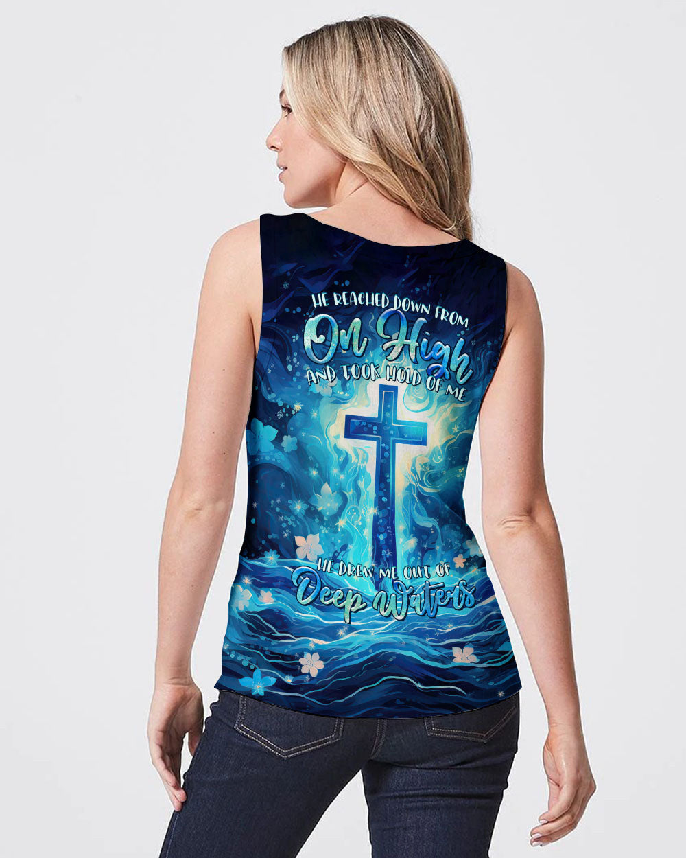 He Drew Me Out Of Deep Waters Women's All Over Print Shirt - Tltr0709233, easychoo.com