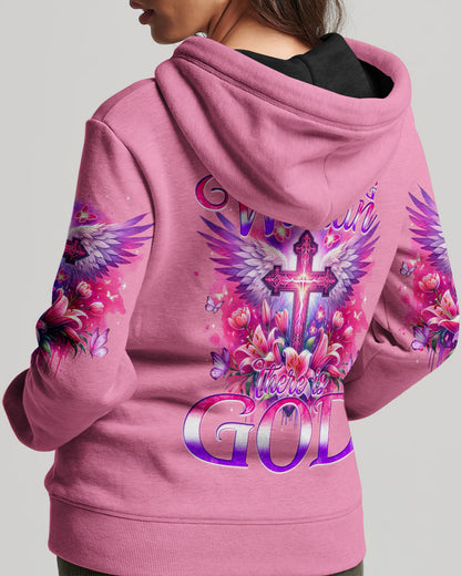 Behind Every Strong Woman There Is God Women's All Over Print Shirt - Tyqy1106241, easychoo.com