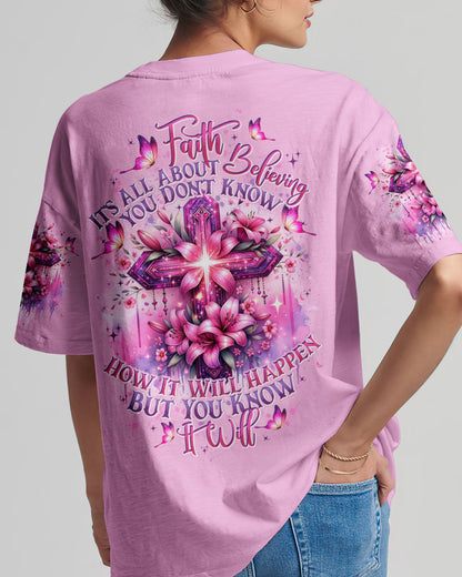 It's All About Believing Women's All Over Print Shirt - Tytd2105244, easychoo.com