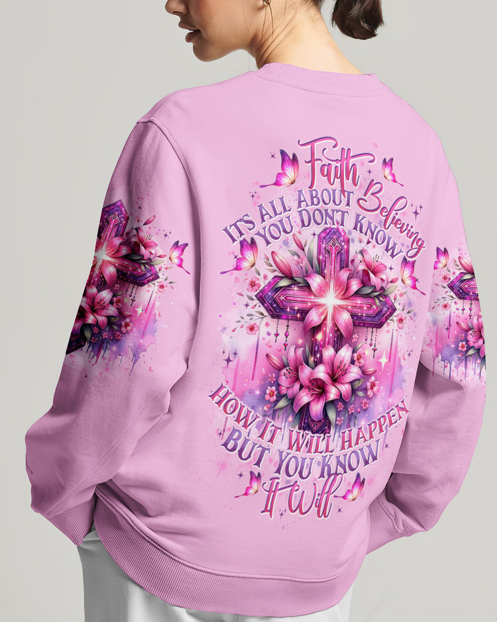 It's All About Believing Women's All Over Print Shirt - Tytd2105244, easychoo.com