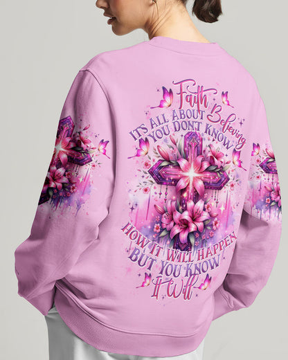 It's All About Believing Women's All Over Print Shirt - Tytd2105244, easychoo.com