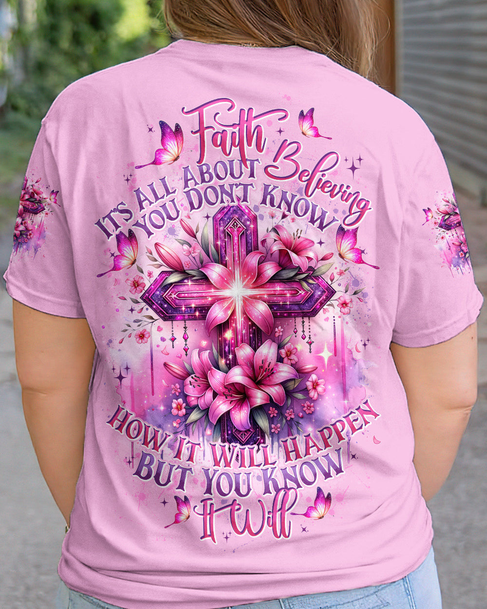 It's All About Believing Women's All Over Print Shirt - Tytd2105244, easychoo.com