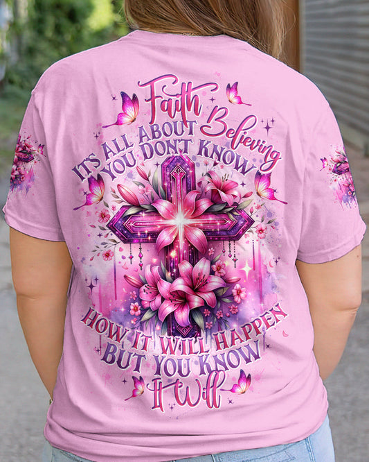 It's All About Believing Women's All Over Print Shirt - Tytd2105244, easychoo.com