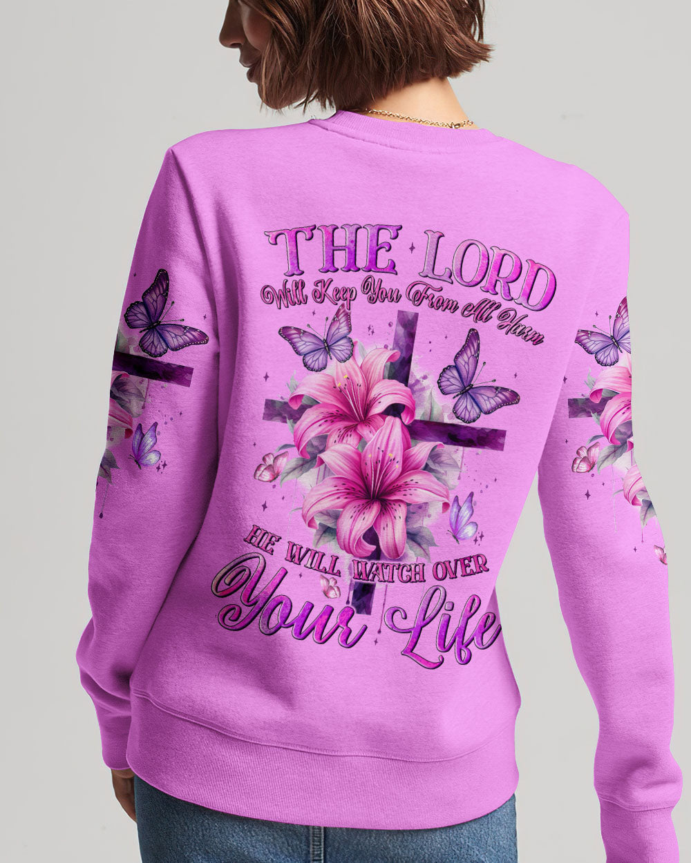 The Lord Will Keep You From All Harm Women's All Over Print Shirt - Tyqy1705243, easychoo.com