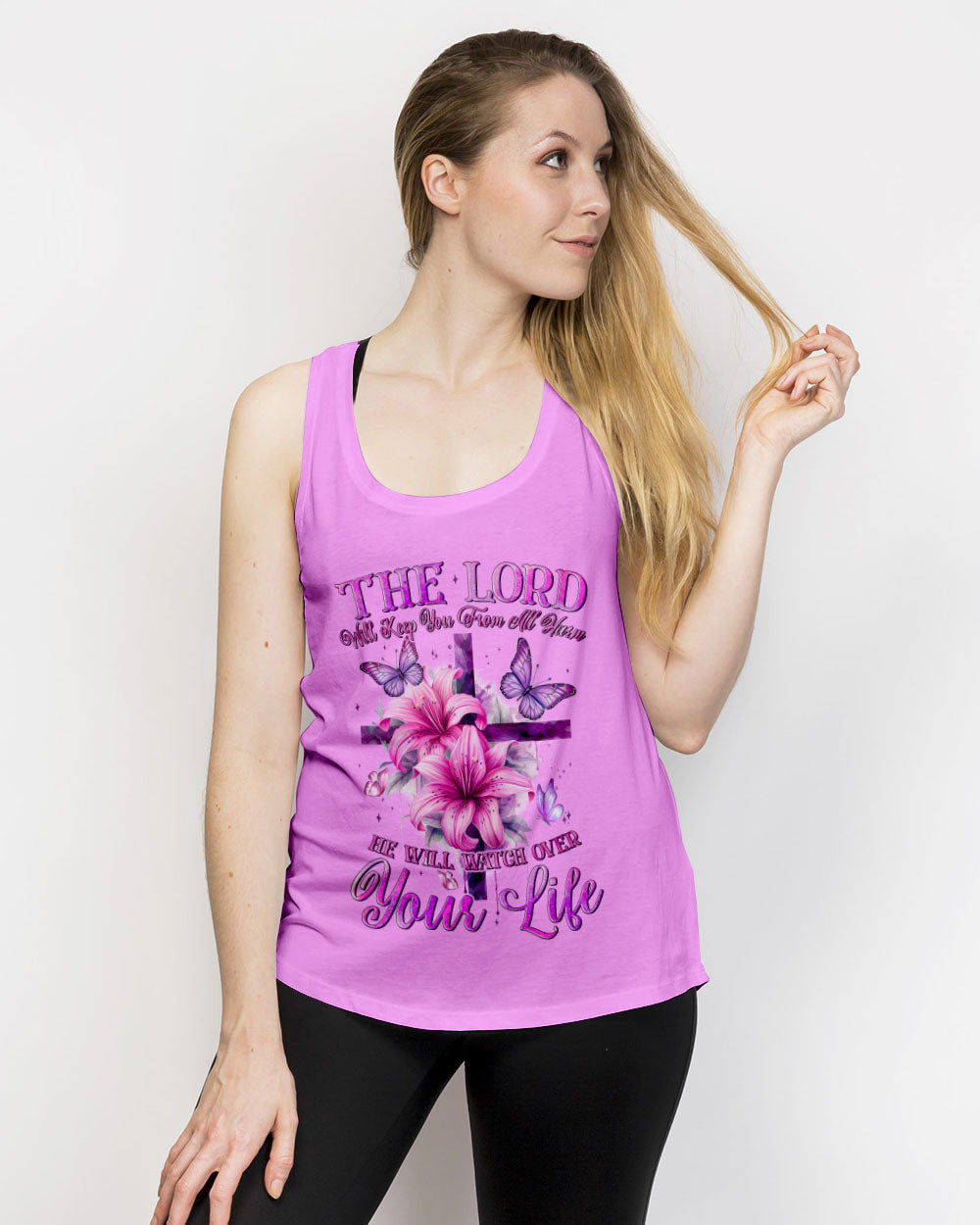 The Lord Will Keep You From All Harm Women's All Over Print Shirt - Tyqy1705243, easychoo.com