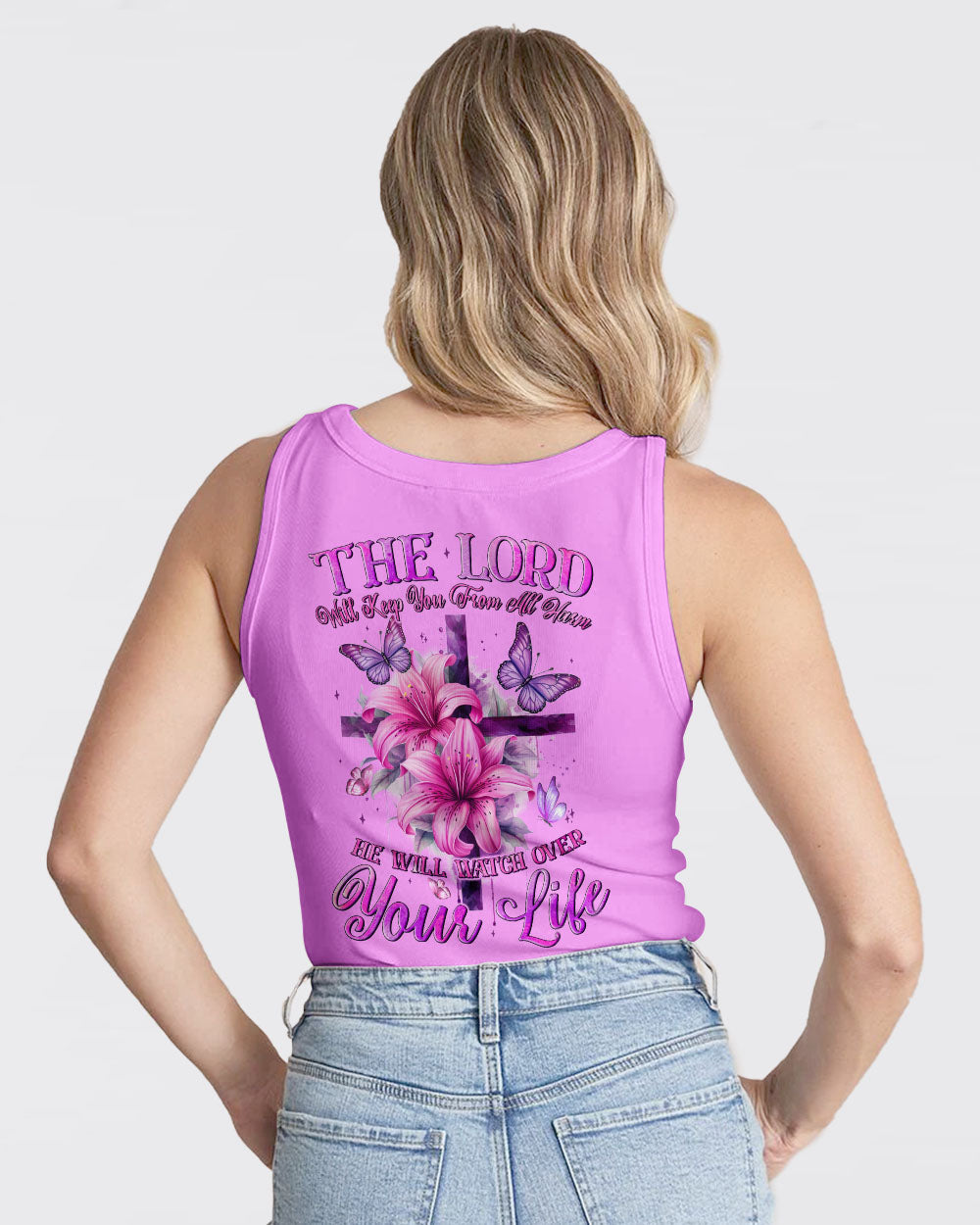 The Lord Will Keep You From All Harm Women's All Over Print Shirt - Tyqy1705243, easychoo.com