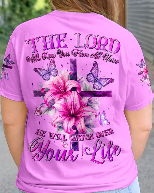 The Lord Will Keep You From All Harm Women's All Over Print Shirt - Tyqy1705243, easychoo.com