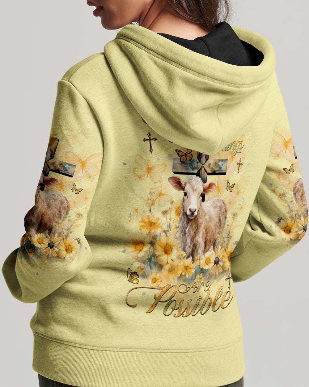 With God All Things Are Possible Women's All Over Print Shirt - Yhhg0910232, easychoo.com