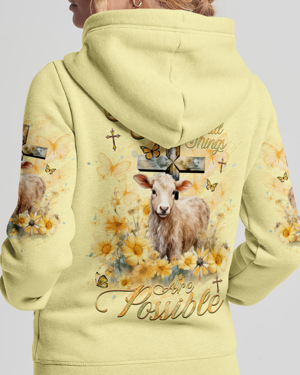 With God All Things Are Possible Women's All Over Print Shirt - Yhhg0910232, easychoo.com