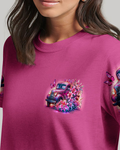 Jesus Take The Wheel Lilies Women's All Over Print Shirt - Ty0605242, easychoo.com