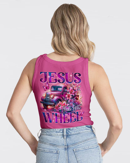 Jesus Take The Wheel Lilies Women's All Over Print Shirt - Ty0605242, easychoo.com