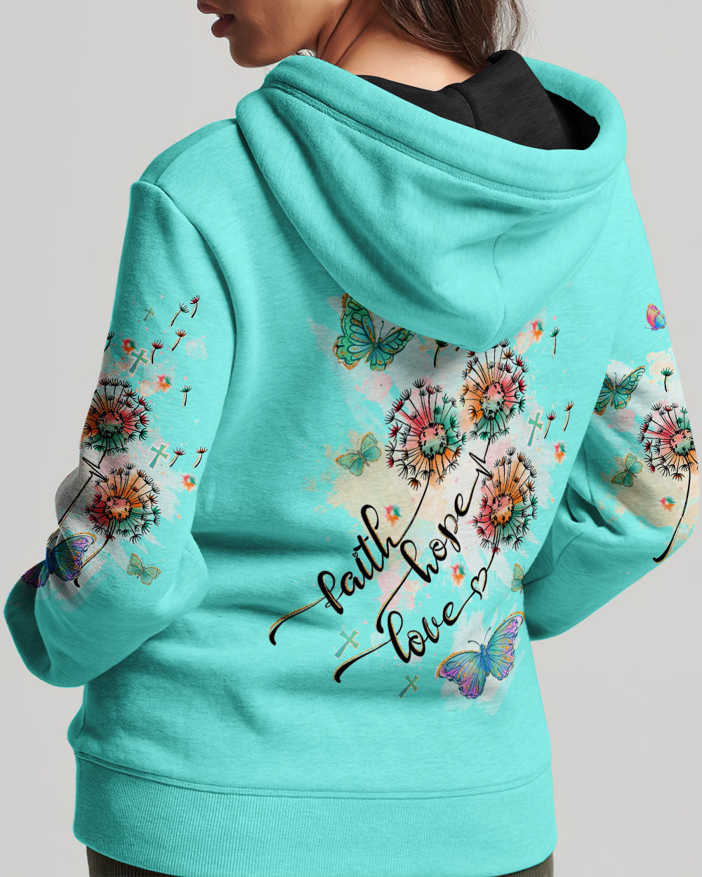 Faith Hope Love Women's All Over Print Shirt - Tltw1409235, easychoo.com