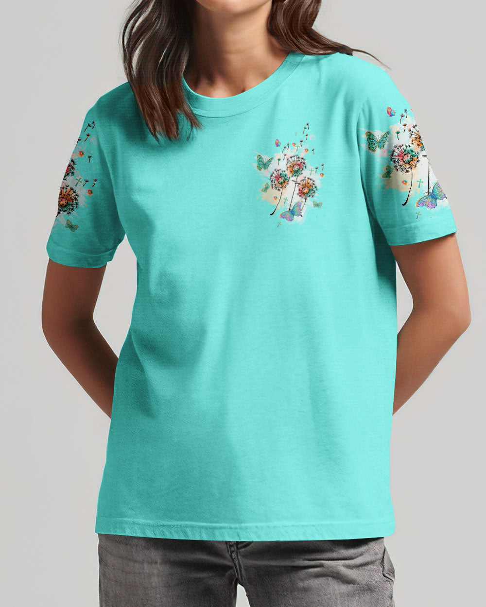 Faith Hope Love Women's All Over Print Shirt - Tltw1409235, easychoo.com