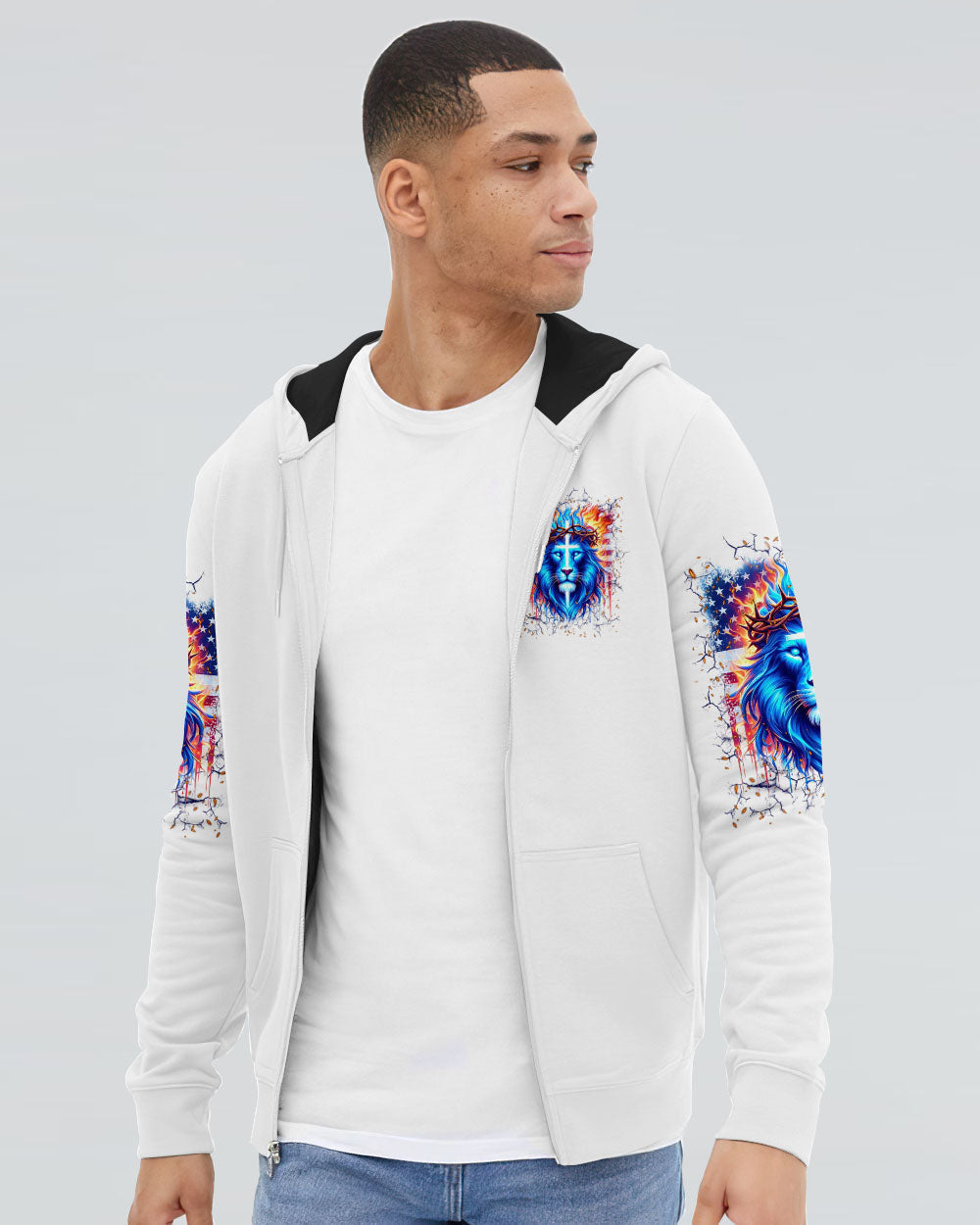 Way Maker Miracle Worker Cross Lion Men's All Over Print Shirt - Yhln0306244, easychoo.com