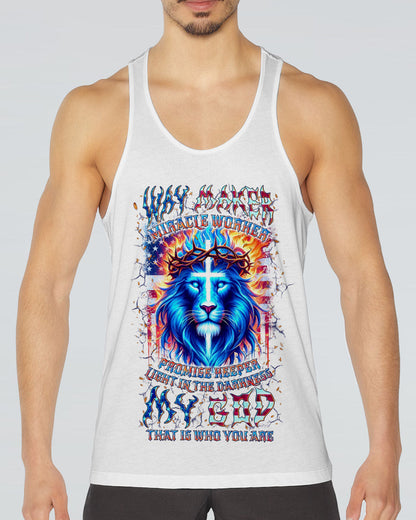 Way Maker Miracle Worker Cross Lion Men's All Over Print Shirt - Yhln0306244, easychoo.com