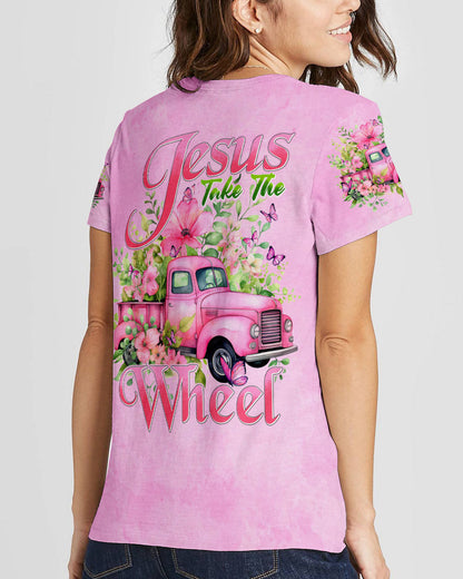 Jesus Take The Wheel Women's All Over Print Shirt - Tyhi0605241, easychoo.com