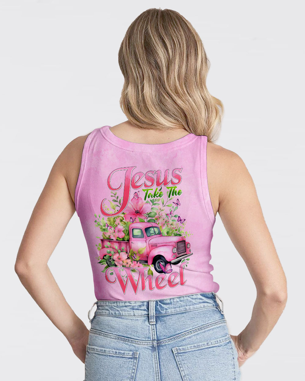 Jesus Take The Wheel Women's All Over Print Shirt - Tyhi0605241, easychoo.com