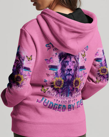 I Would Rather Stand With God Lion Women's All Over Print Shirt - Tlno1304244, easychoo.com