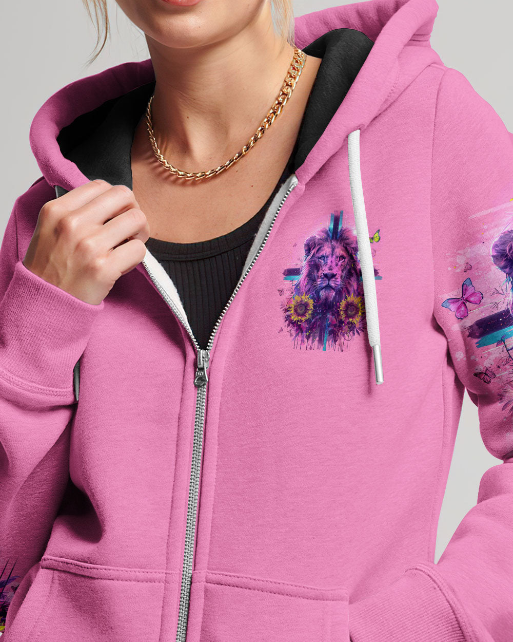 I Would Rather Stand With God Lion Women's All Over Print Shirt - Tlno1304244, easychoo.com