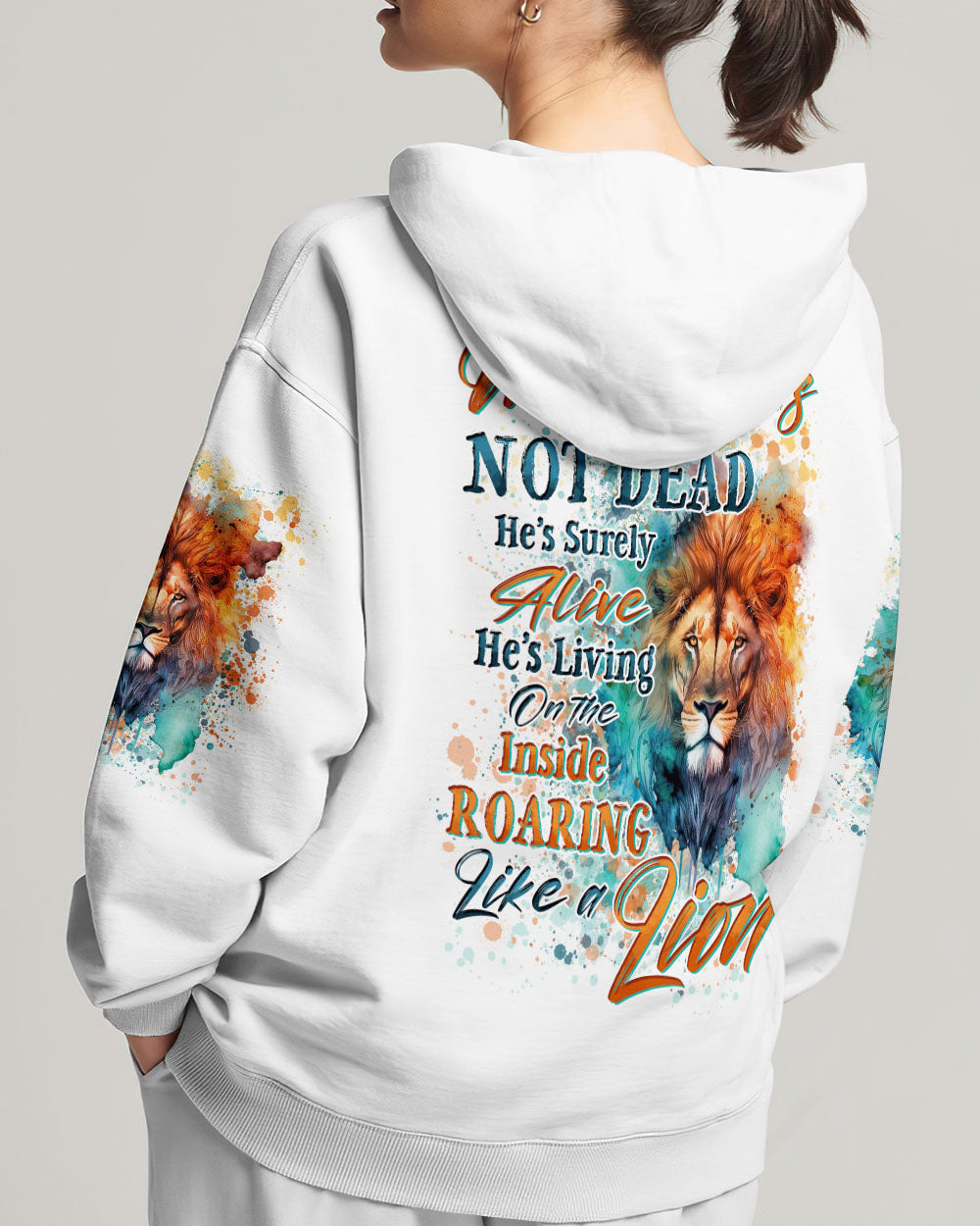 My God's Not Dead Lion Women's All Over Print Shirt - Tytd2504244, easychoo.com