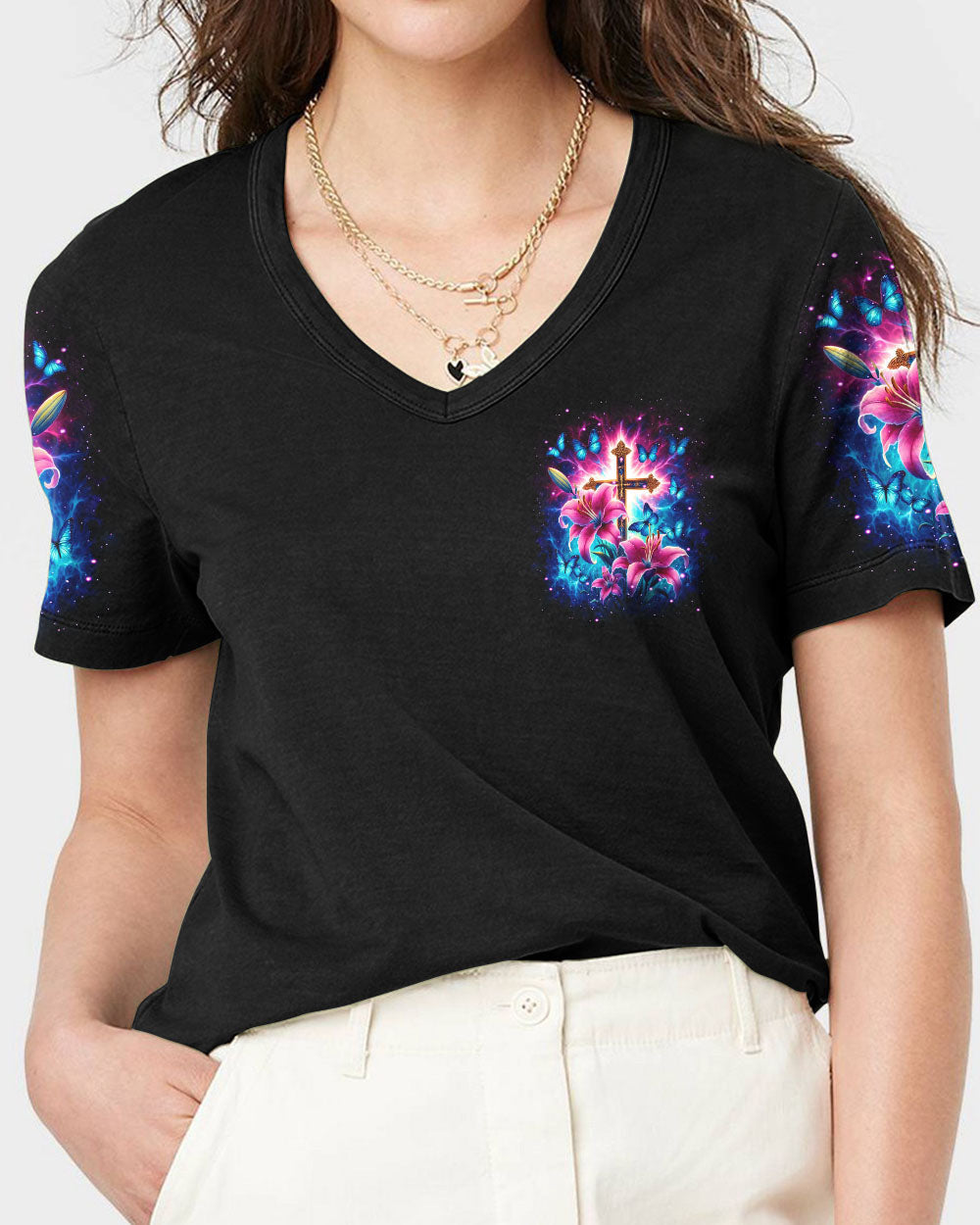 I Believe In God Women's All Over Print Shirt - Yhkd2805243, easychoo.com