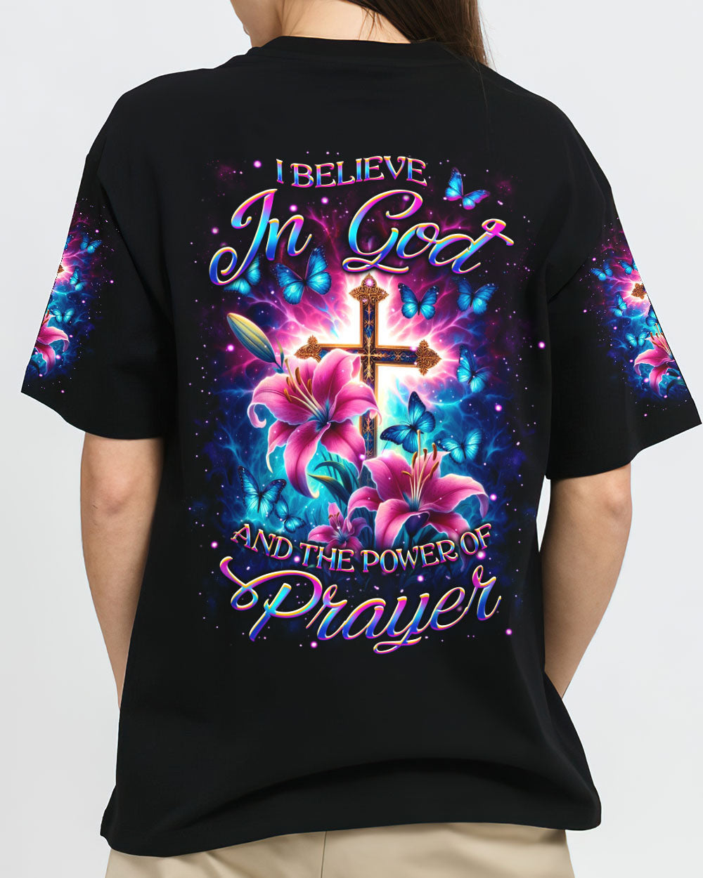 I Believe In God Women's All Over Print Shirt - Yhkd2805243, easychoo.com