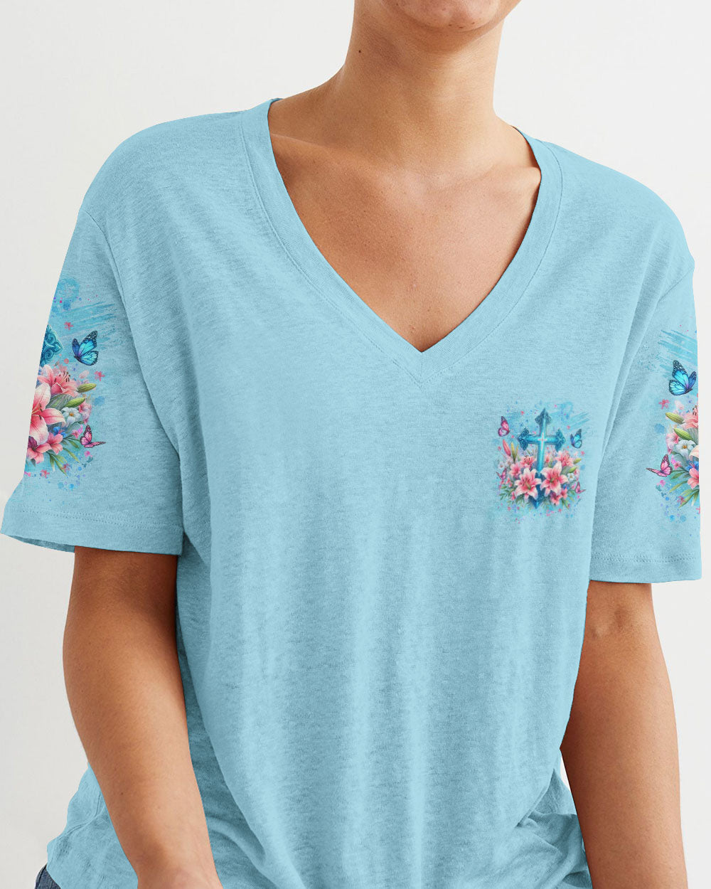 I Believe In God Women's All Over Print Shirt - Yhlt3105241, easychoo.com