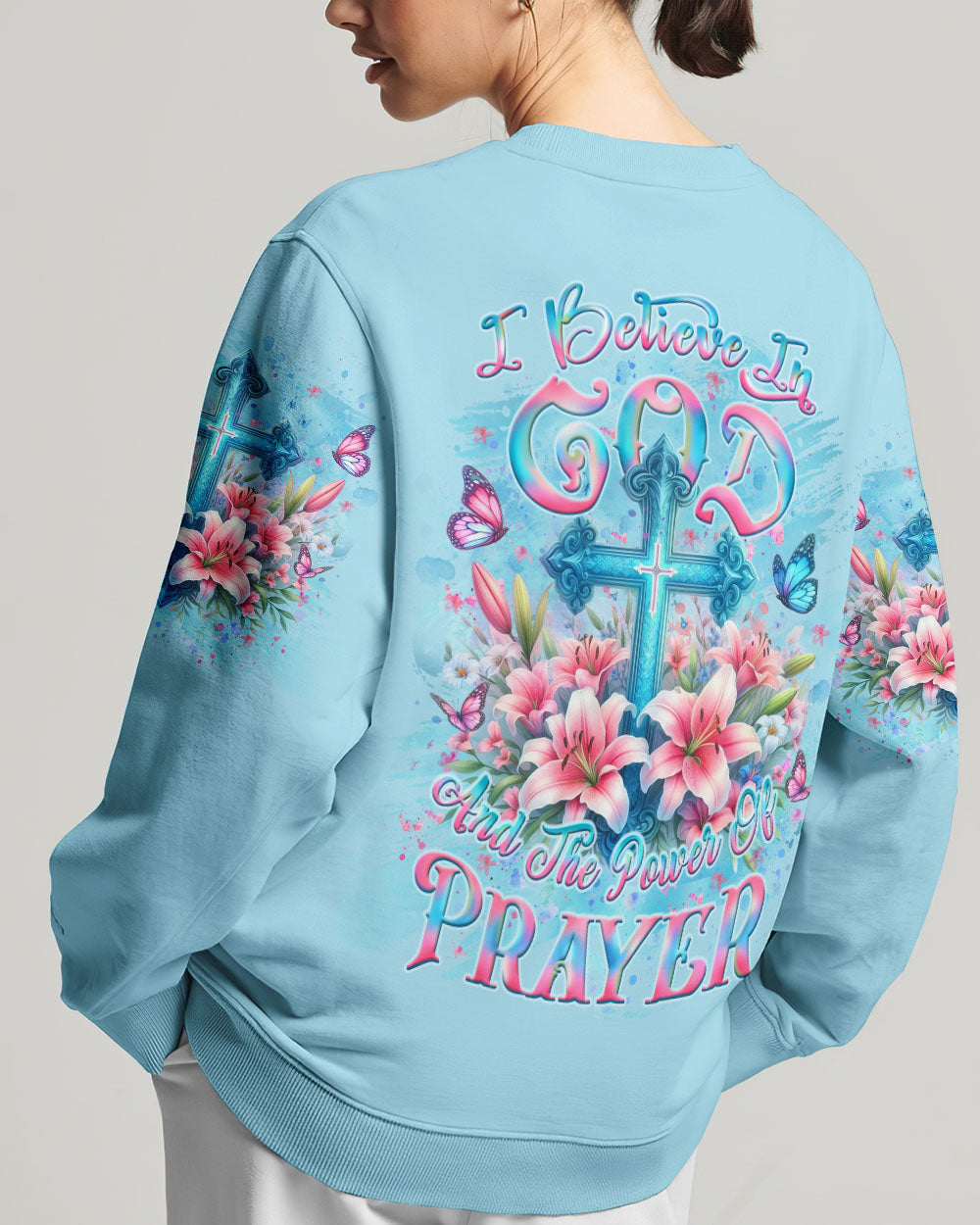 I Believe In God Women's All Over Print Shirt - Yhlt3105241, easychoo.com