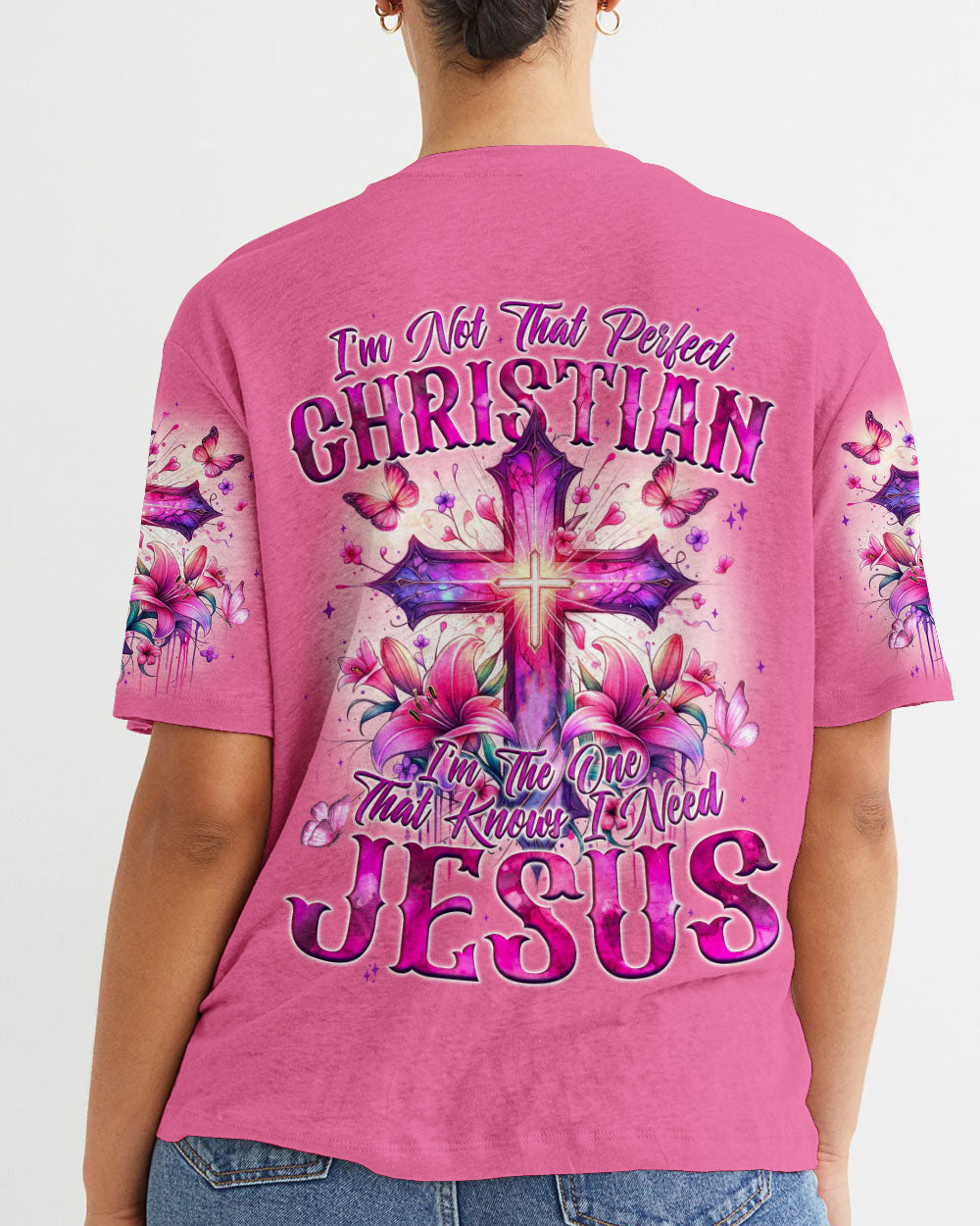 I Need Jesus Women's All Over Print Shirt - Tyqy2805242, easychoo.com