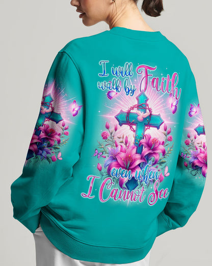 I Will Walk By Faith Women's All Over Print Shirt - Tyqy0805243, easychoo.com