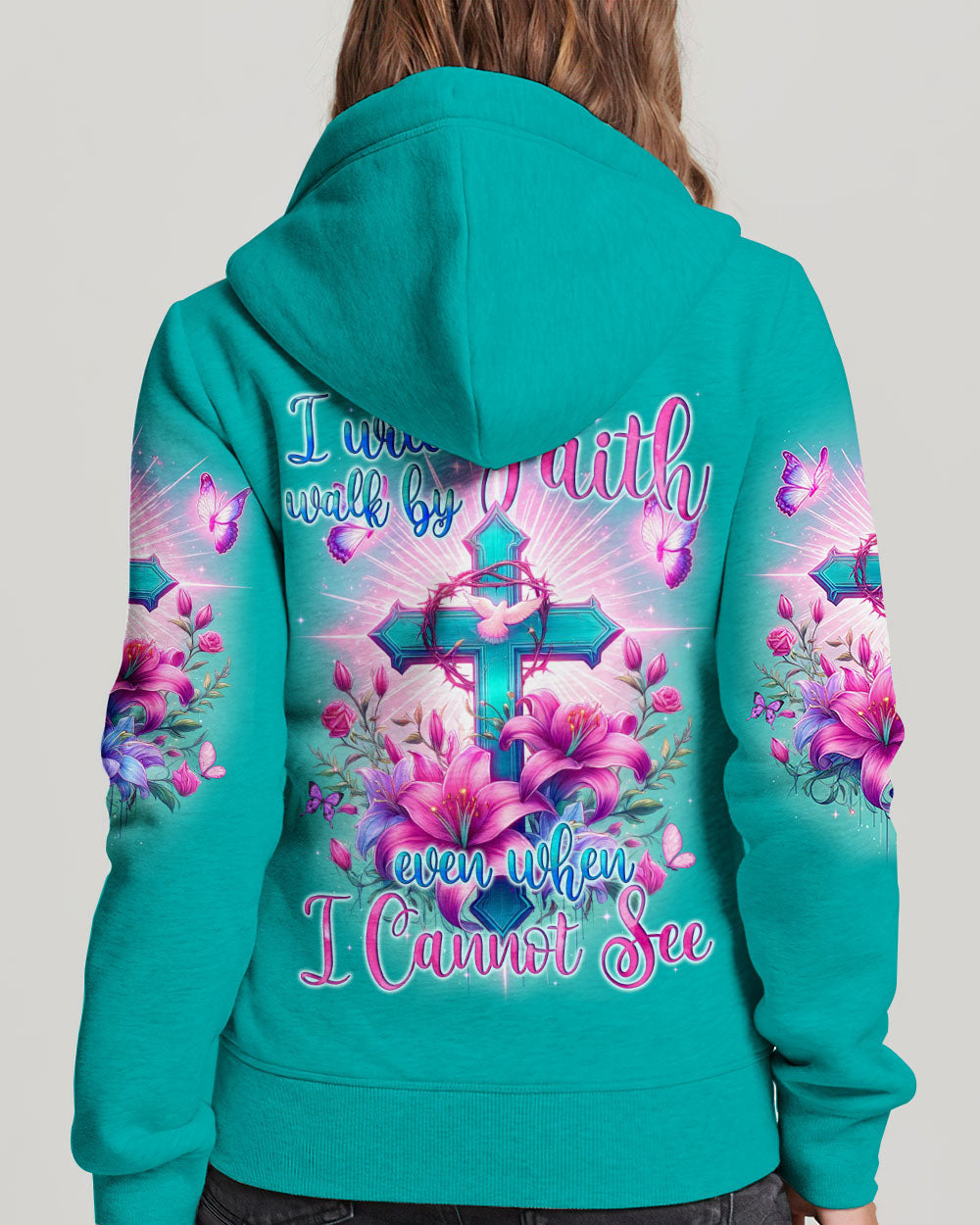 I Will Walk By Faith Women's All Over Print Shirt - Tyqy0805243, easychoo.com