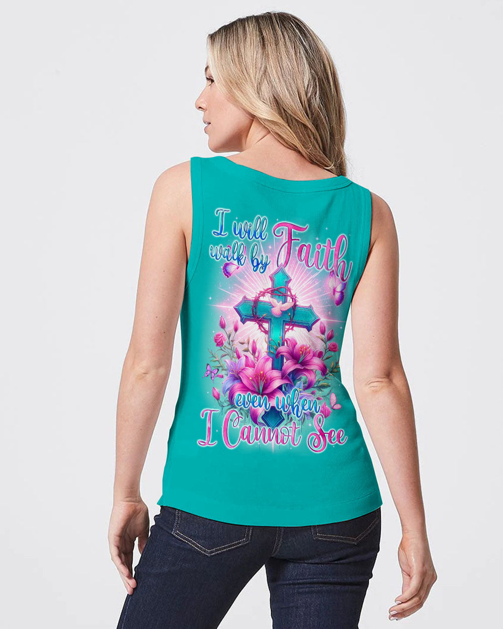 I Will Walk By Faith Women's All Over Print Shirt - Tyqy0805243, easychoo.com