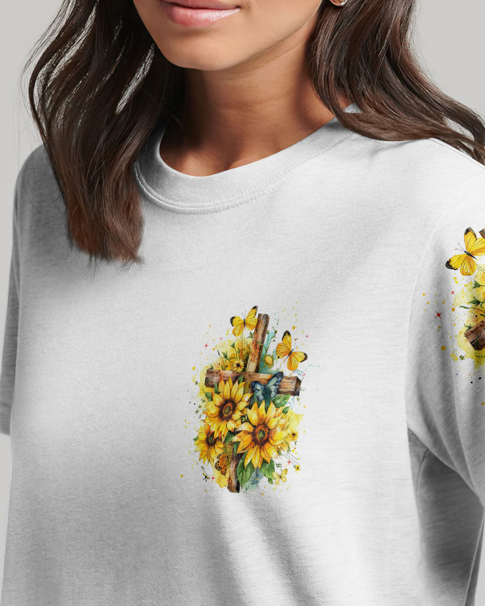 Never Look Down On Anyone Women's All Over Print Shirt - Tytm1204242, easychoo.com