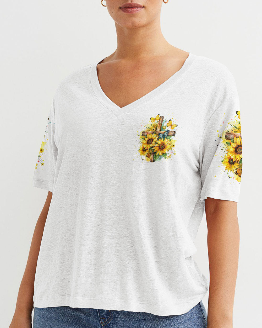 Never Look Down On Anyone Women's All Over Print Shirt - Tytm1204242, easychoo.com