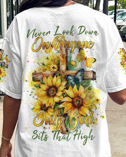 Never Look Down On Anyone Women's All Over Print Shirt - Tytm1204242, easychoo.com