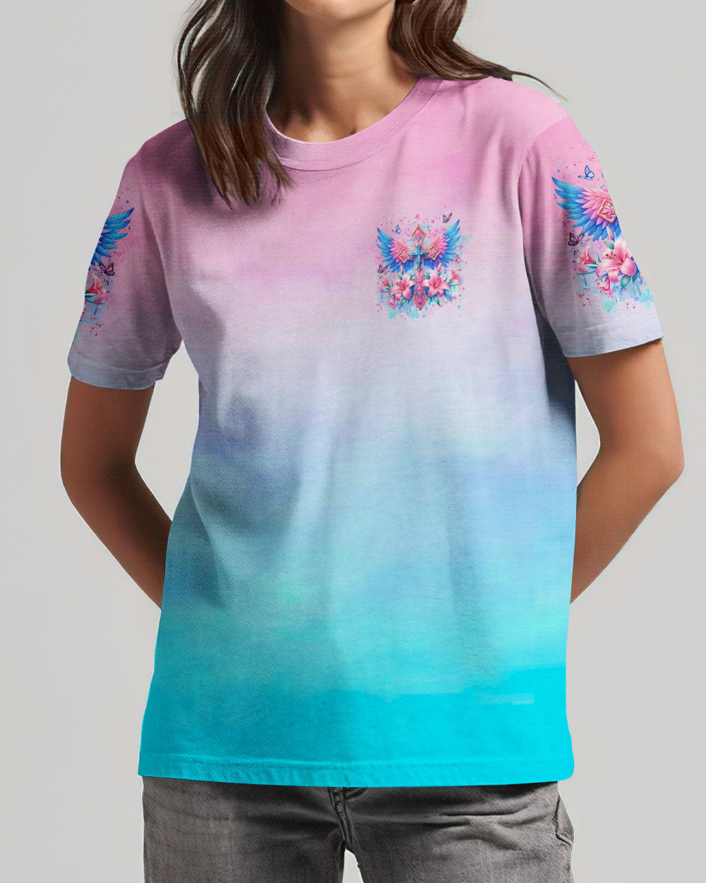 I Believe In God Women's All Over Print Shirt - Yhlt2405243, easychoo.com