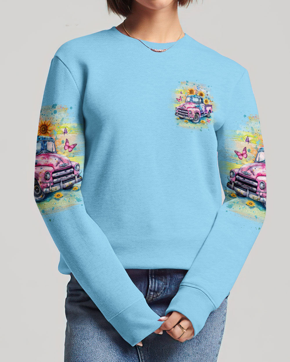 Jesus Take The Wheel Women's All Over Print Shirt - Yhhg2504244, easychoo.com