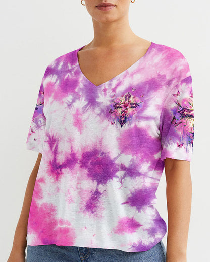 Let Faith Answer The Door Women's All Over Print Shirt - Tyqy2205242, easychoo.com