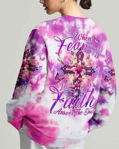 Let Faith Answer The Door Women's All Over Print Shirt - Tyqy2205242, easychoo.com