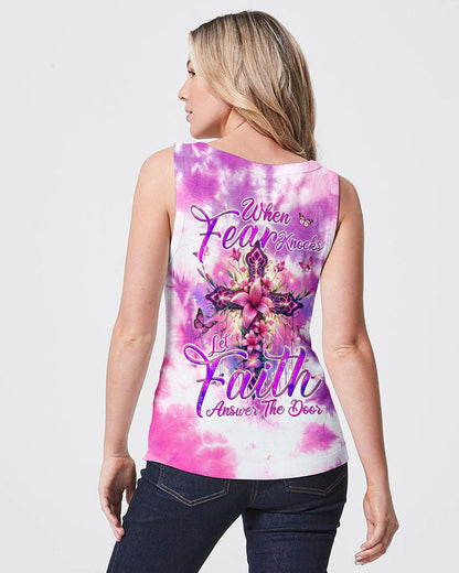 Let Faith Answer The Door Women's All Over Print Shirt - Tyqy2205242, easychoo.com