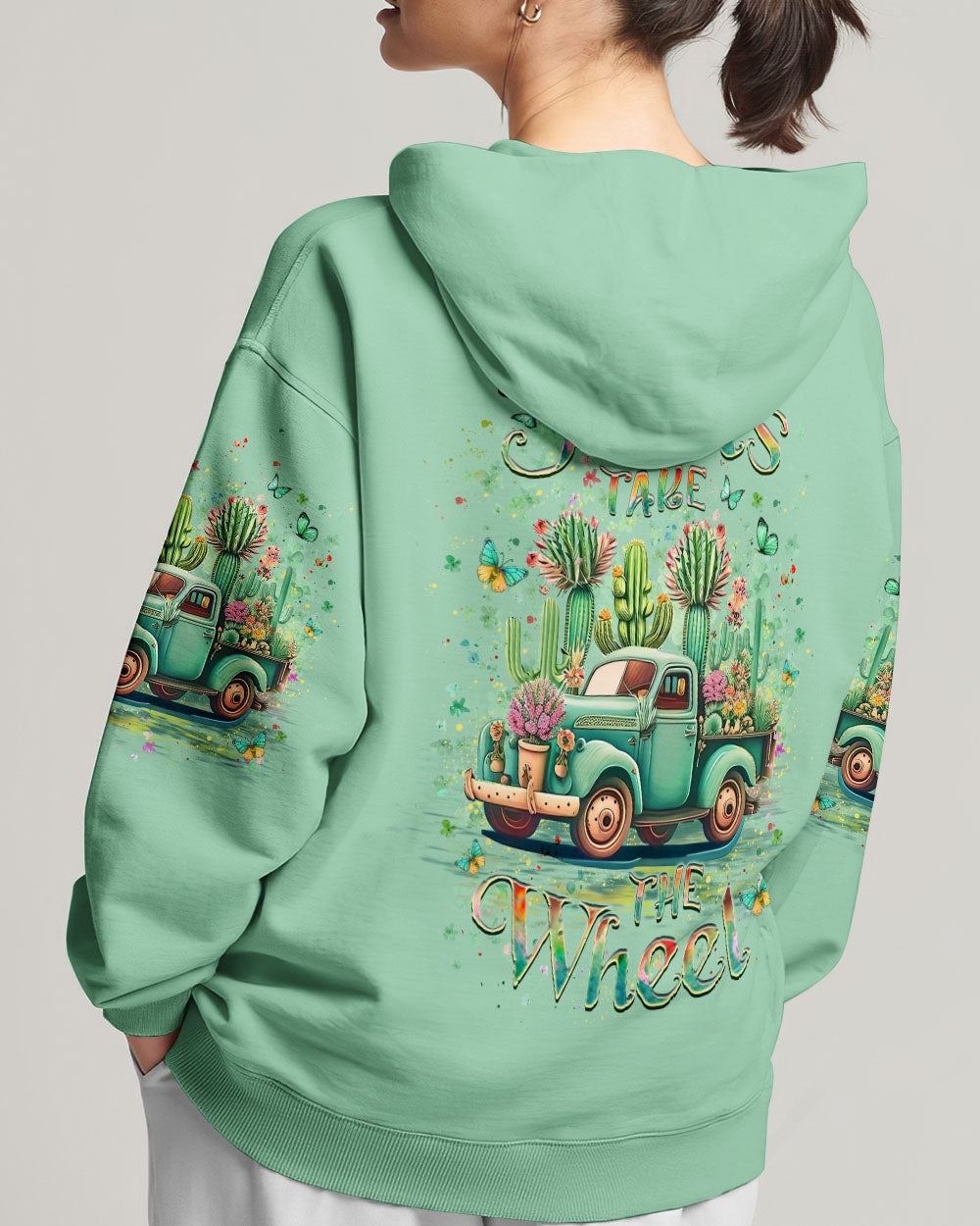 Jesus Take The Wheel Women's All Over Print Shirt - Yhlt0305244, easychoo.com